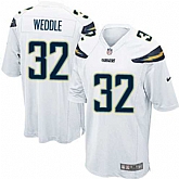 Nike Men & Women & Youth Chargers #32 Weddle White Team Color Game Jersey,baseball caps,new era cap wholesale,wholesale hats